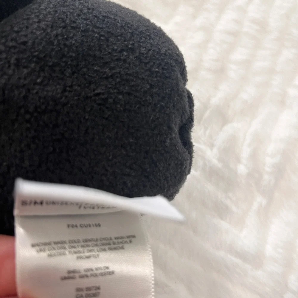 Columbia Black Fleece Lined Ear Warmer Headband Unisex S/M‎ ear muff